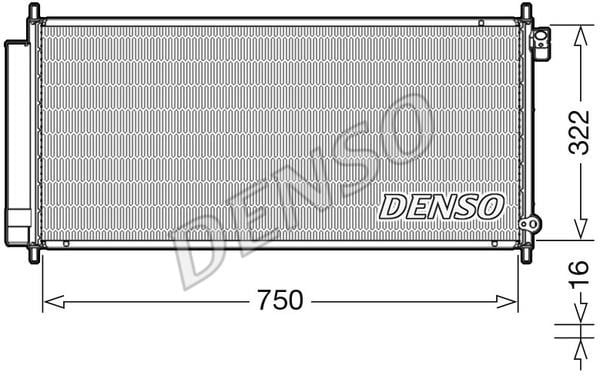 DENSO DCN40017 Радіатор кондиціонера (Конденсатор) DCN40017: Купити в Україні - Добра ціна на EXIST.UA!