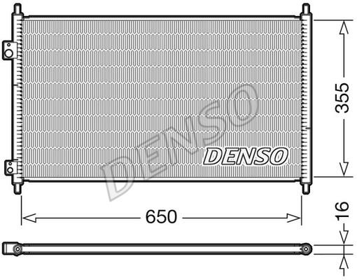 DENSO DCN40018 Радіатор кондиціонера (Конденсатор) DCN40018: Купити в Україні - Добра ціна на EXIST.UA!
