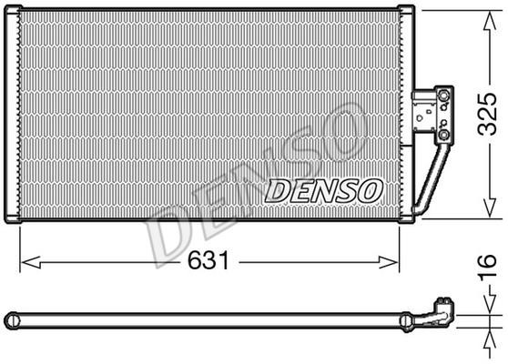 DENSO DCN05021 Радіатор кондиціонера (Конденсатор) DCN05021: Купити в Україні - Добра ціна на EXIST.UA!