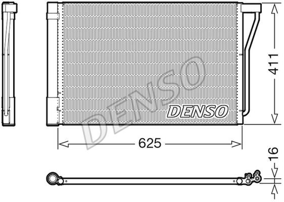 DENSO DCN05022 Радіатор кондиціонера (Конденсатор) DCN05022: Купити в Україні - Добра ціна на EXIST.UA!