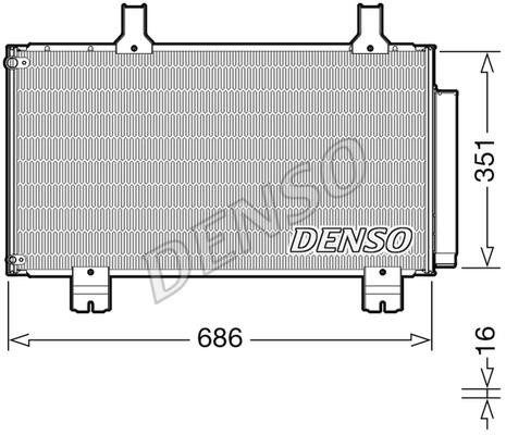DENSO DCN40028 Радіатор кондиціонера (Конденсатор) DCN40028: Купити в Україні - Добра ціна на EXIST.UA!