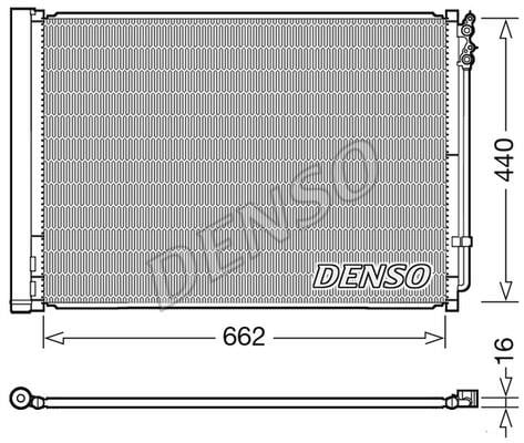 DENSO DCN05032 Радіатор кондиціонера (Конденсатор) DCN05032: Купити в Україні - Добра ціна на EXIST.UA!