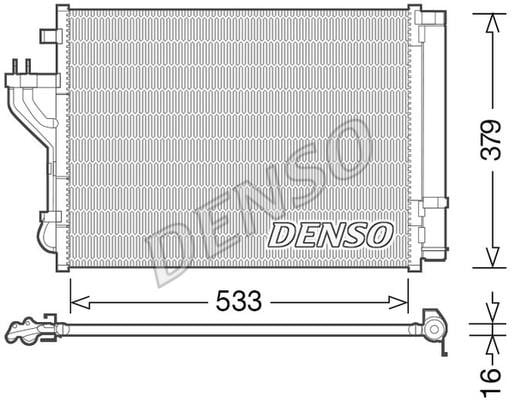 DENSO DCN41004 Радіатор кондиціонера (Конденсатор) DCN41004: Приваблива ціна - Купити в Україні на EXIST.UA!