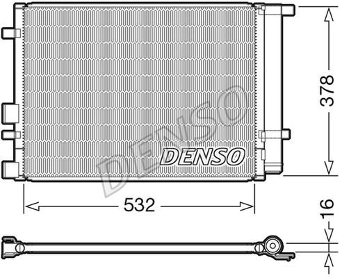 DENSO DCN41005 Радіатор кондиціонера (Конденсатор) DCN41005: Купити в Україні - Добра ціна на EXIST.UA!