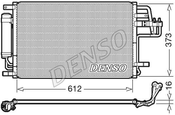 DENSO DCN41007 Радіатор кондиціонера (Конденсатор) DCN41007: Купити в Україні - Добра ціна на EXIST.UA!