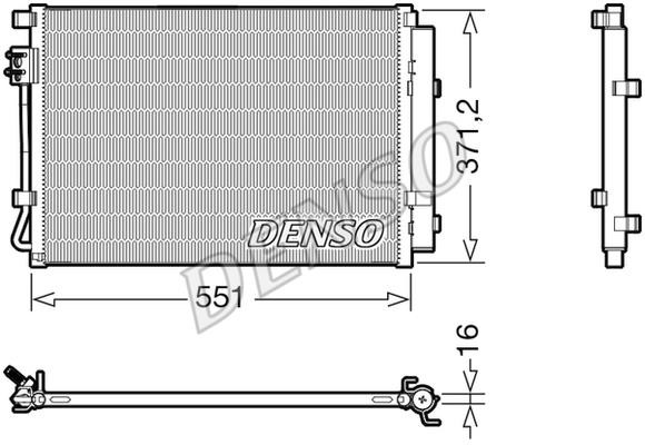 DENSO DCN41022 Радіатор кондиціонера (Конденсатор) DCN41022: Купити в Україні - Добра ціна на EXIST.UA!