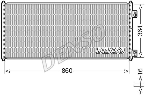 DENSO DCN10032 Радіатор кондиціонера (Конденсатор) DCN10032: Купити в Україні - Добра ціна на EXIST.UA!