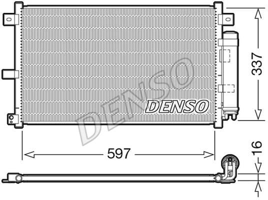 DENSO DCN44001 Радіатор кондиціонера (Конденсатор) DCN44001: Купити в Україні - Добра ціна на EXIST.UA!
