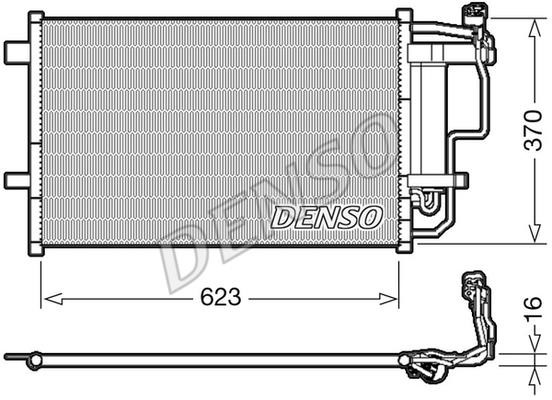 DENSO DCN44007 Радіатор кондиціонера (Конденсатор) DCN44007: Купити в Україні - Добра ціна на EXIST.UA!