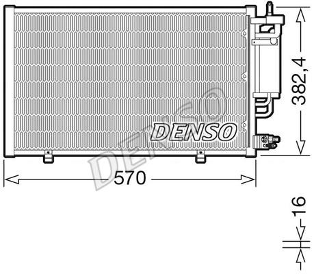 DENSO DCN10051 Радіатор кондиціонера (Конденсатор) DCN10051: Приваблива ціна - Купити в Україні на EXIST.UA!