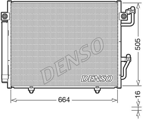 DENSO DCN45005 Радіатор кондиціонера (Конденсатор) DCN45005: Купити в Україні - Добра ціна на EXIST.UA!