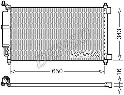 DENSO DCN46007 Радіатор кондиціонера (Конденсатор) DCN46007: Купити в Україні - Добра ціна на EXIST.UA!