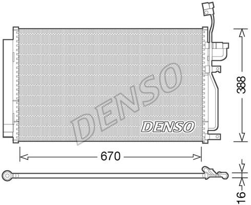 DENSO DCN15002 Радіатор кондиціонера (Конденсатор) DCN15002: Купити в Україні - Добра ціна на EXIST.UA!