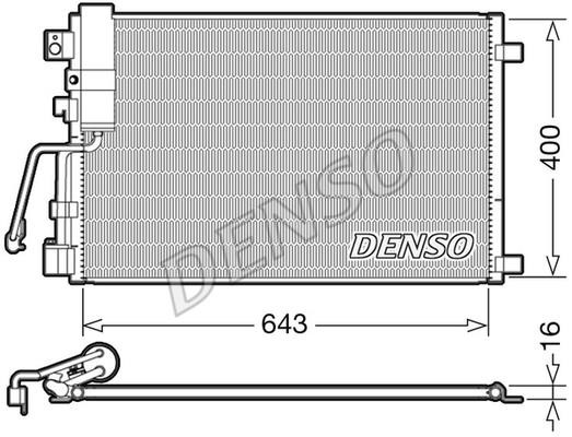 DENSO DCN46008 Радіатор кондиціонера (Конденсатор) DCN46008: Купити в Україні - Добра ціна на EXIST.UA!