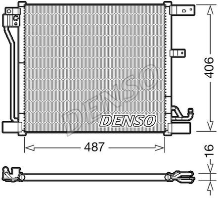 DENSO DCN46018 Радіатор кондиціонера (Конденсатор) DCN46018: Купити в Україні - Добра ціна на EXIST.UA!