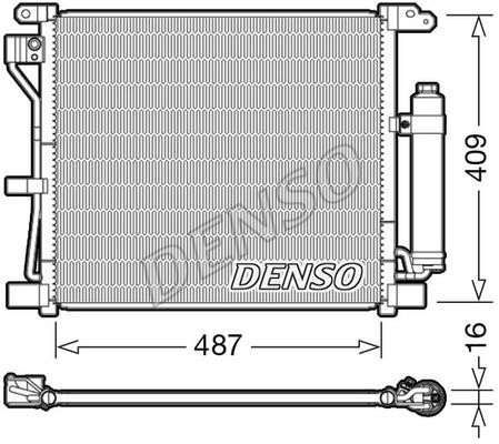 DENSO DCN46019 Радіатор кондиціонера (Конденсатор) DCN46019: Купити в Україні - Добра ціна на EXIST.UA!