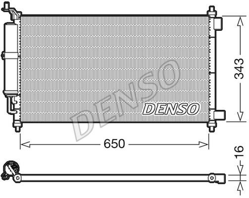 DENSO DCN46020 Радіатор кондиціонера (Конденсатор) DCN46020: Купити в Україні - Добра ціна на EXIST.UA!