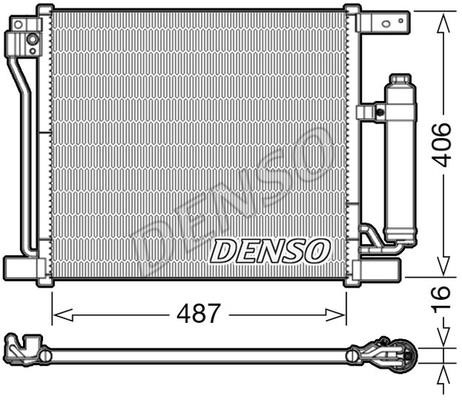 DENSO DCN46021 Радіатор кондиціонера (Конденсатор) DCN46021: Купити в Україні - Добра ціна на EXIST.UA!