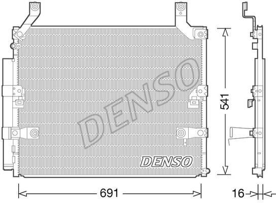 DENSO DCN50032 Радіатор кондиціонера (Конденсатор) DCN50032: Купити в Україні - Добра ціна на EXIST.UA!