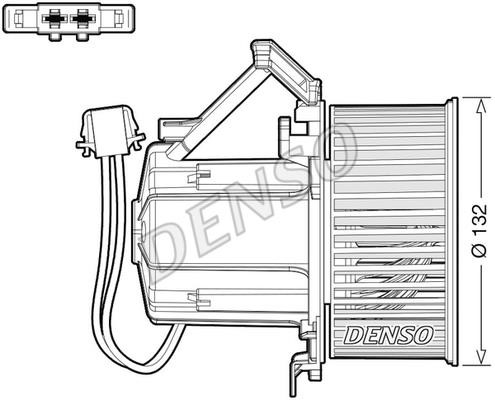 DENSO DEA02009 Вентилятор опалювача салону DEA02009: Купити в Україні - Добра ціна на EXIST.UA!
