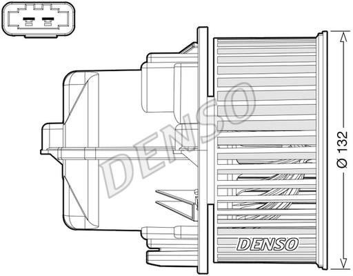 DENSO DEA33002 Вентилятор опалювача салону DEA33002: Купити в Україні - Добра ціна на EXIST.UA!