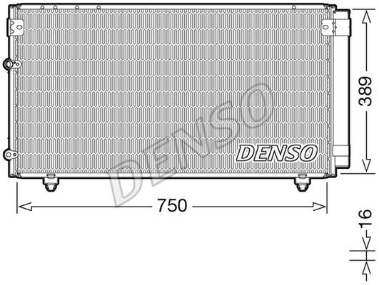 DENSO DCN50042 Радіатор кондиціонера (Конденсатор) DCN50042: Купити в Україні - Добра ціна на EXIST.UA!