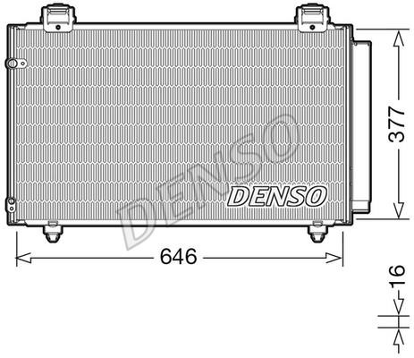 DENSO DCN50043 Радіатор кондиціонера (Конденсатор) DCN50043: Купити в Україні - Добра ціна на EXIST.UA!