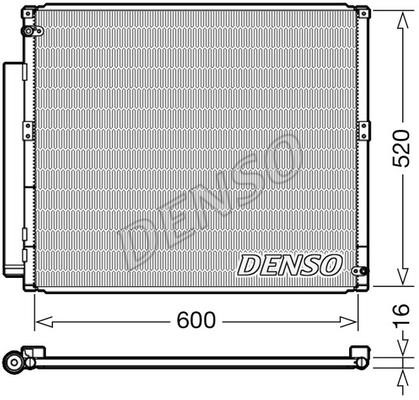 DENSO DCN50051 Радіатор кондиціонера (Конденсатор) DCN50051: Приваблива ціна - Купити в Україні на EXIST.UA!