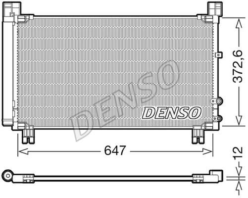 DENSO DCN50053 Радіатор кондиціонера (Конденсатор) DCN50053: Приваблива ціна - Купити в Україні на EXIST.UA!