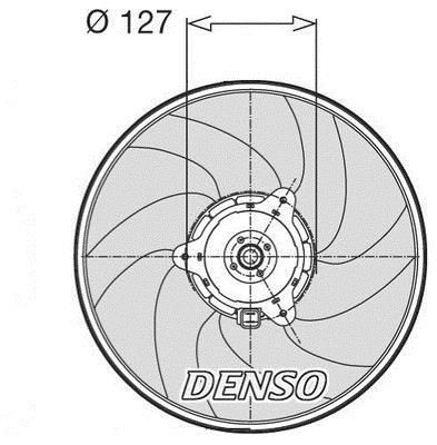 DENSO DER21003 Вентилятор радіатора охолодження DER21003: Купити в Україні - Добра ціна на EXIST.UA!