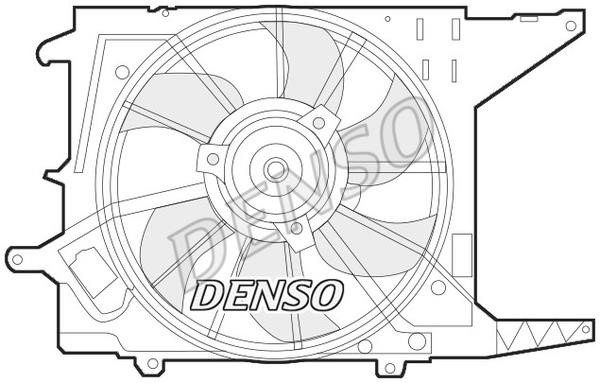 DENSO DER37003 Вентилятор радіатора охолодження DER37003: Приваблива ціна - Купити в Україні на EXIST.UA!