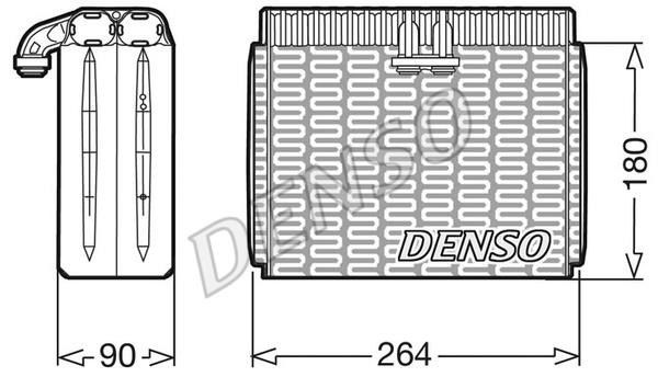 DENSO DEV01002 Випарювач кондиціонеру DEV01002: Купити в Україні - Добра ціна на EXIST.UA!