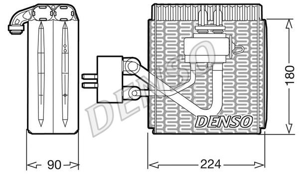 DENSO DEV09002 Випарювач кондиціонеру DEV09002: Купити в Україні - Добра ціна на EXIST.UA!