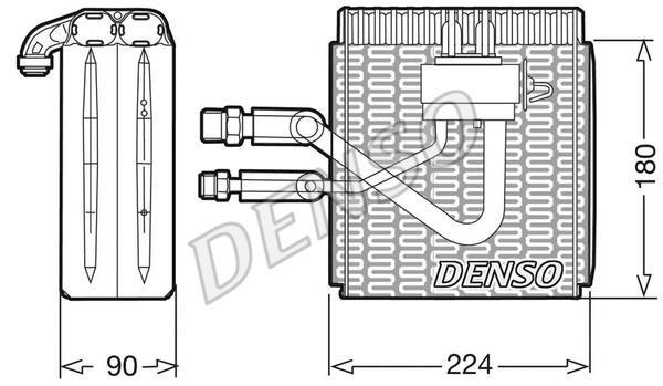 DENSO DEV09005 Випарювач кондиціонеру DEV09005: Купити в Україні - Добра ціна на EXIST.UA!