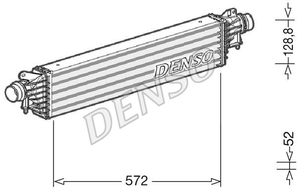 DENSO DIT20007 Інтеркулер DIT20007: Купити в Україні - Добра ціна на EXIST.UA!