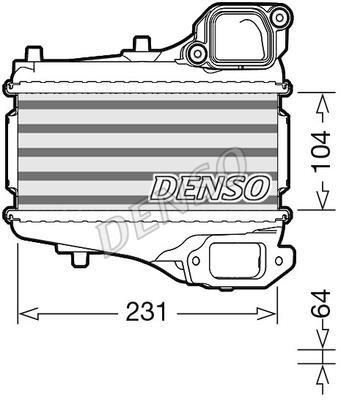 DENSO DIT40001 Інтеркулер DIT40001: Купити в Україні - Добра ціна на EXIST.UA!