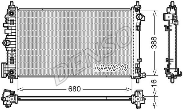 DENSO DRM20007 Радіатор охолодження двигуна DRM20007: Купити в Україні - Добра ціна на EXIST.UA!