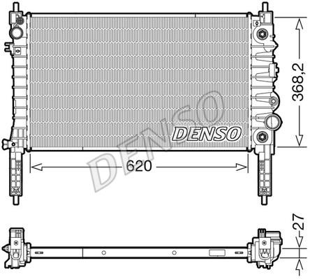 Радиатор охлаждения двигателя DENSO DRM20119