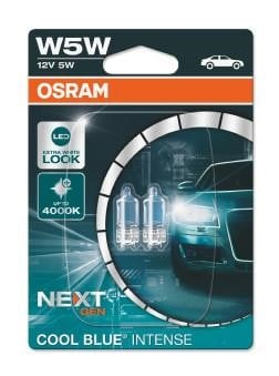 Osram Лампа розжарювання W5W 12V 5W – ціна 302 UAH