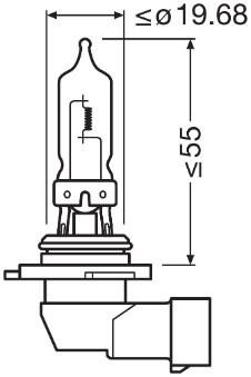 Osram Лампа галогенна 12В HB3 60Вт – ціна 1120 UAH