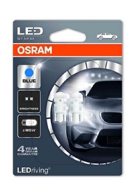 Osram 2880BL-02B Лампа світлодіодна Osram LEDriving Standart T10 12V W2,1x9,5d (2 шт.) 2880BL02B: Купити в Україні - Добра ціна на EXIST.UA!