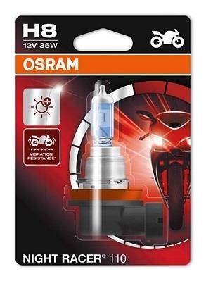 Osram 64212NR101B Лампа галогенна Osram Night Racer +110% 12В H8 35Вт +110% 64212NR101B: Купити в Україні - Добра ціна на EXIST.UA!