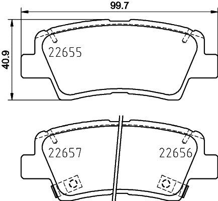 Mintex MDB4021 Гальмівні колодки, комплект MDB4021: Купити в Україні - Добра ціна на EXIST.UA!