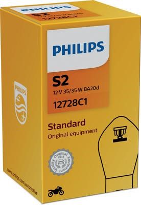 Philips 12728C1 Лампа галогенна 12В S2 35/35Вт 12728C1: Приваблива ціна - Купити в Україні на EXIST.UA!