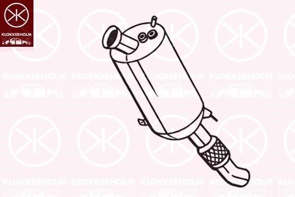 Klokkerholm 095-753 Протисажний/пиловий фільтр, система відведення ВГ 095753: Купити в Україні - Добра ціна на EXIST.UA!