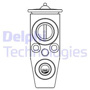 Delphi CB1007V Клапан розширювальний кондиціонеру CB1007V: Купити в Україні - Добра ціна на EXIST.UA!
