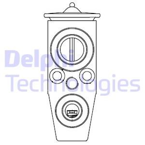 Delphi CB1008V Клапан розширювальний кондиціонеру CB1008V: Приваблива ціна - Купити в Україні на EXIST.UA!
