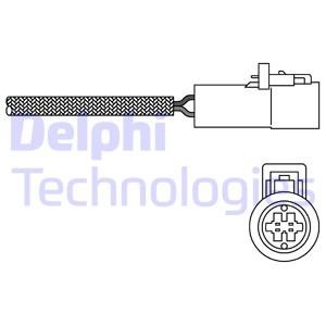 Delphi ES20014-12B1 Кисневий датчик ES2001412B1: Купити в Україні - Добра ціна на EXIST.UA!
