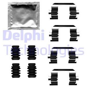 Delphi LX0686 Комплект монтажний гальмівних колодок LX0686: Купити в Україні - Добра ціна на EXIST.UA!