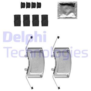 Delphi LX0699 Комплект монтажний гальмівних колодок LX0699: Купити в Україні - Добра ціна на EXIST.UA!